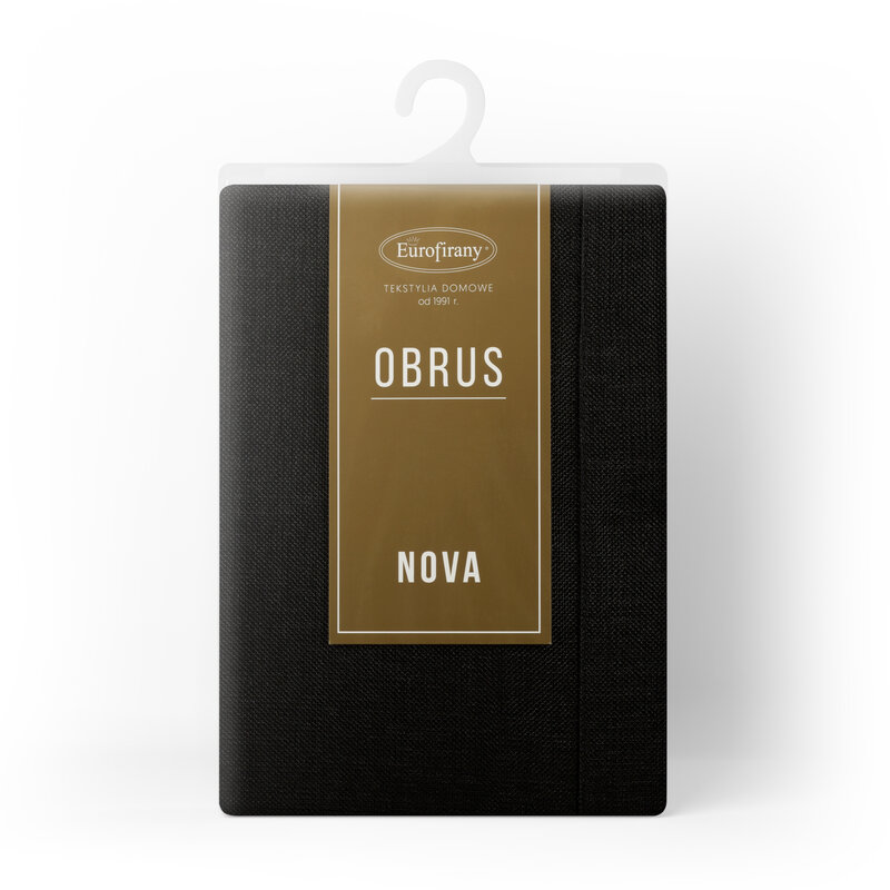 OBRUS STELLA 2 145 X 300 CM CZARNY - EU_409912