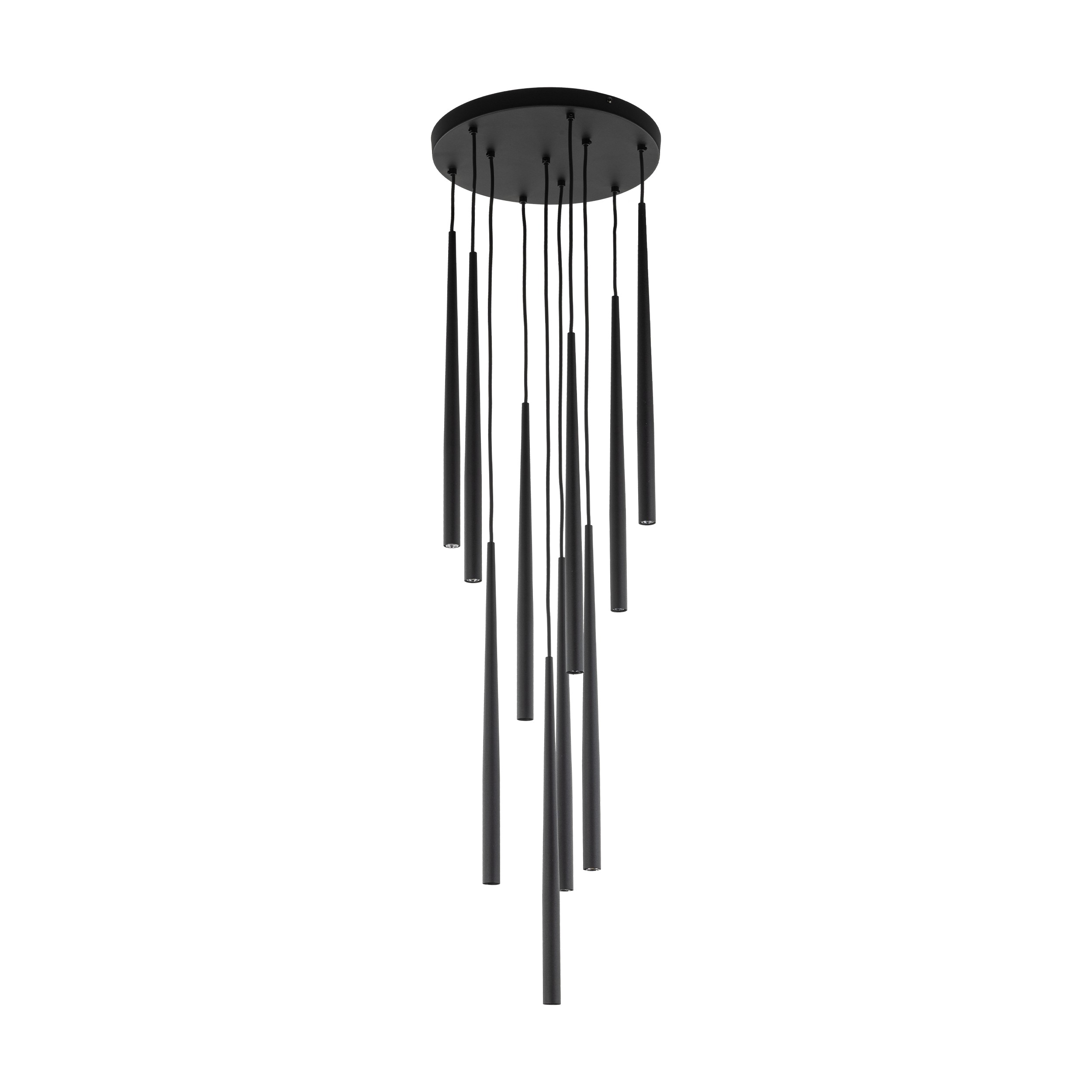 Lampa wisząca PIANO czarna 140x35cm - TK_10114