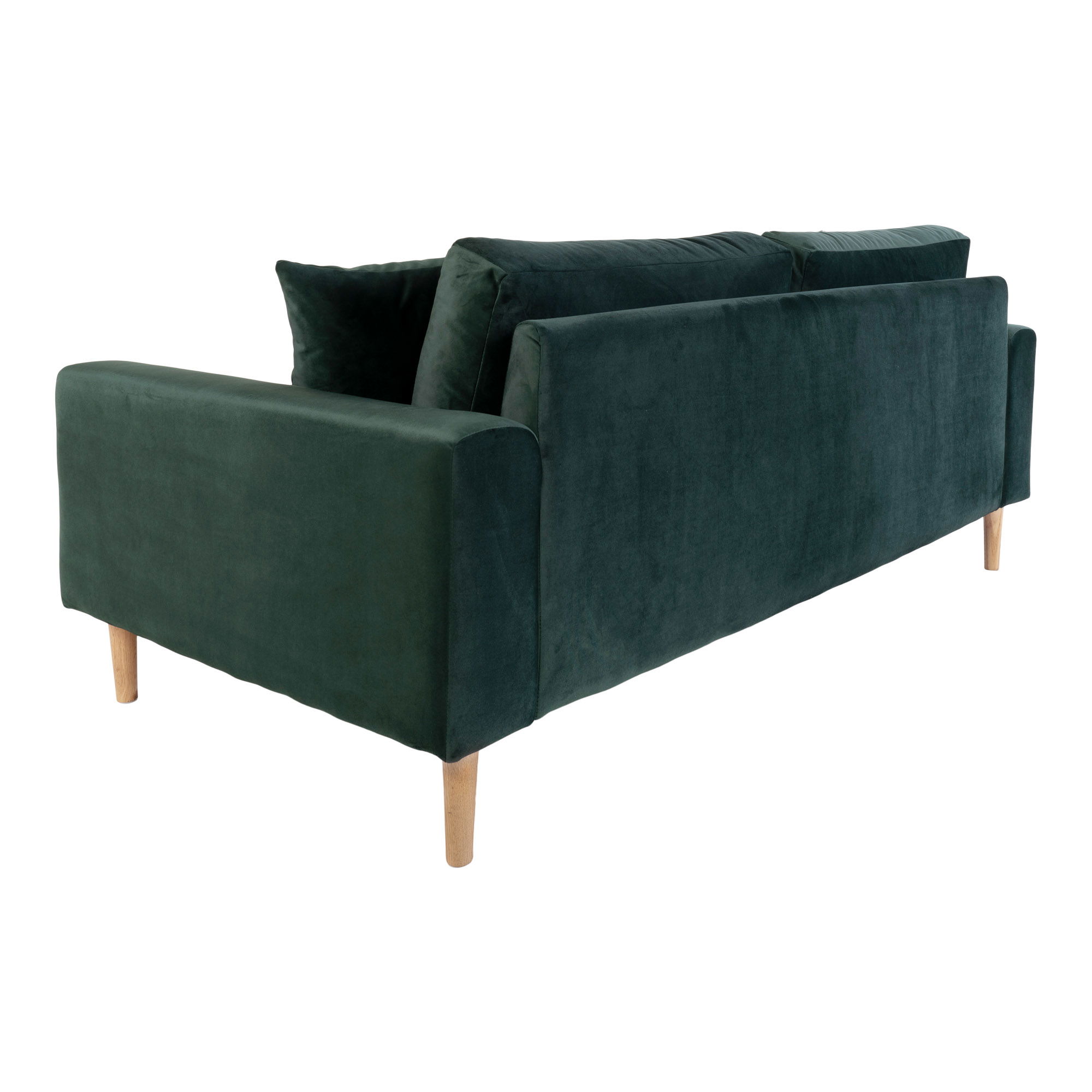 Sofa wypoczynkowa LIDO 2,5-osobowa 180 cm - zielony, naturalny - 1301435