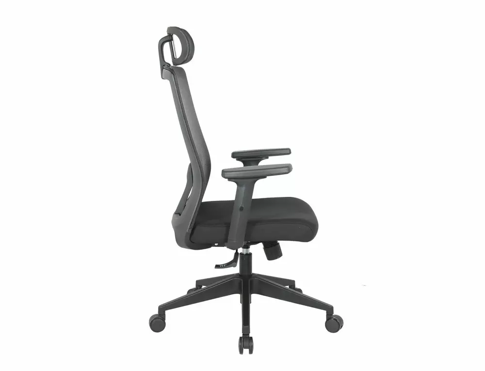 Fotel obrotowy, ergonomiczny Q-058 CZARNY - OBRQ058C