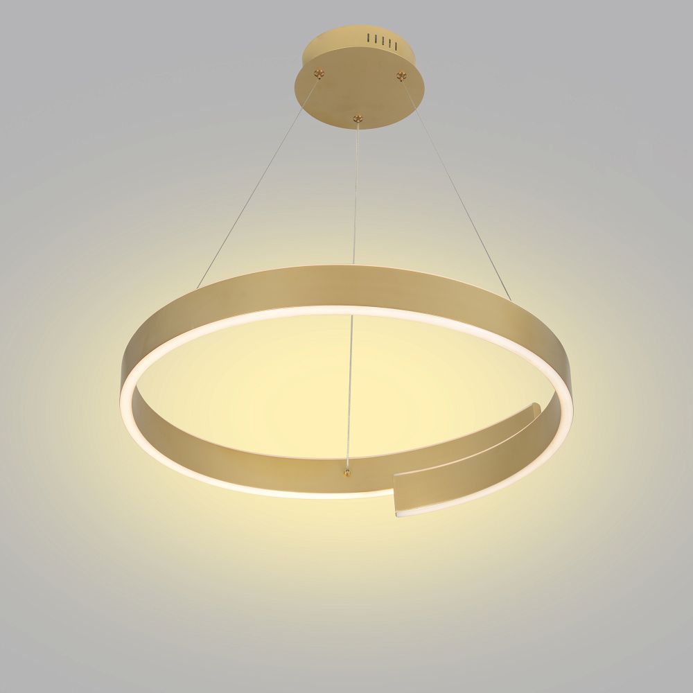 MARTIALO - Lampa wisząca okrągła otwarta ze ściemniaczem typu "klik" - 6212-0115