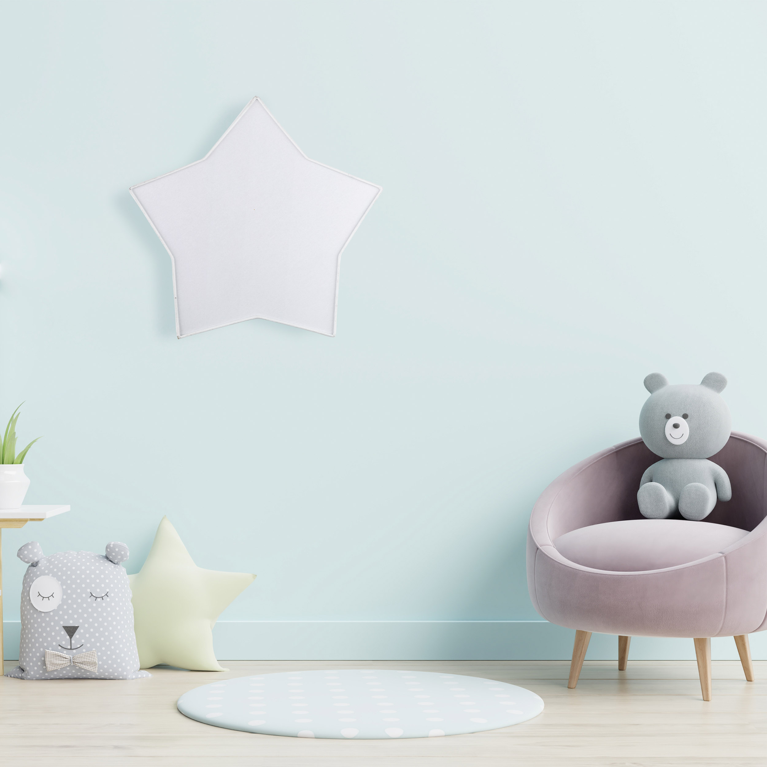Lampa sufitowa STAR biała w kształcie gwiazdy 45x43x13cm - TK_4514