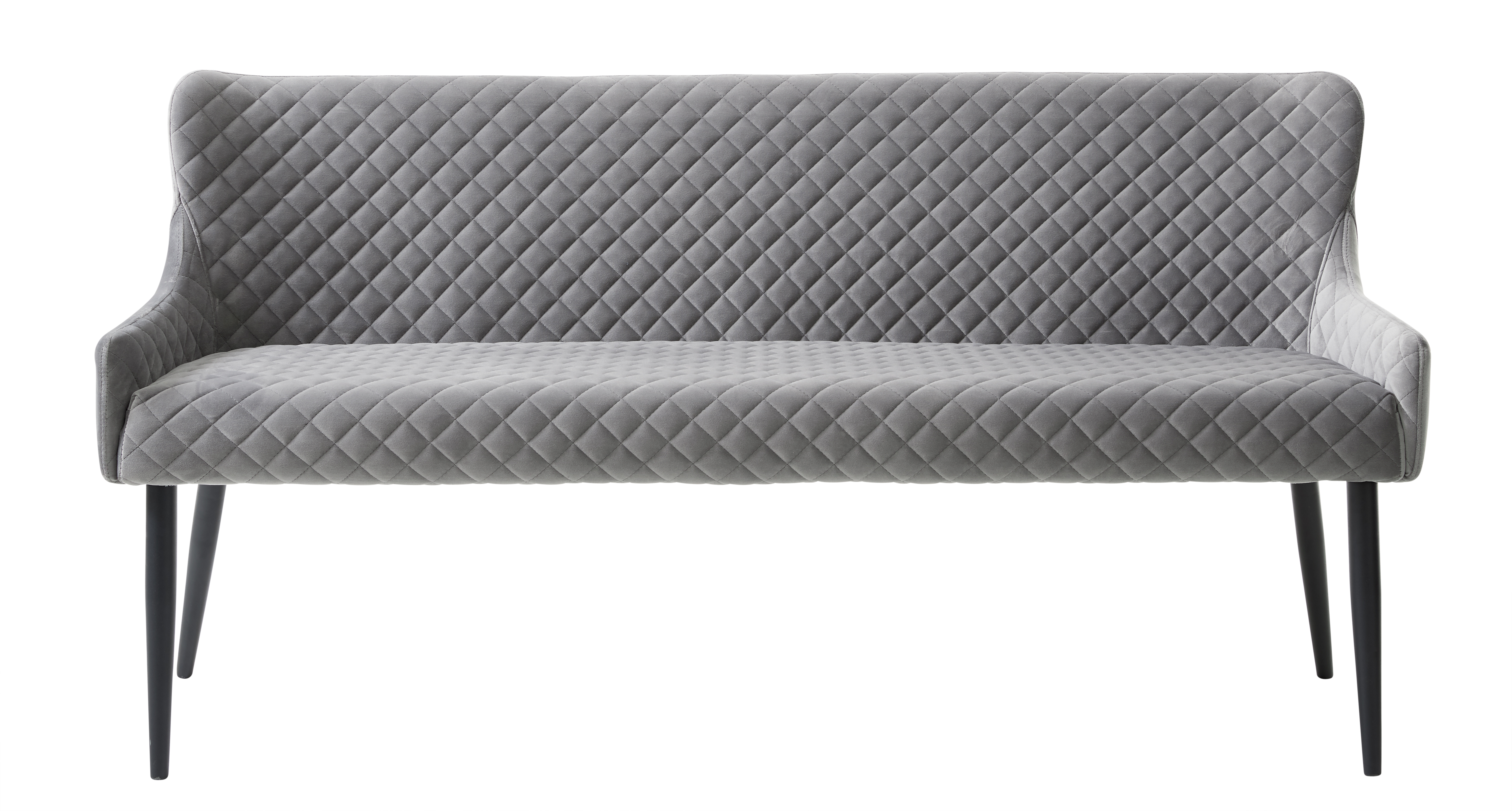 Sofa 3-osobowa OTTOWA pikowana - szara - UN_39920009