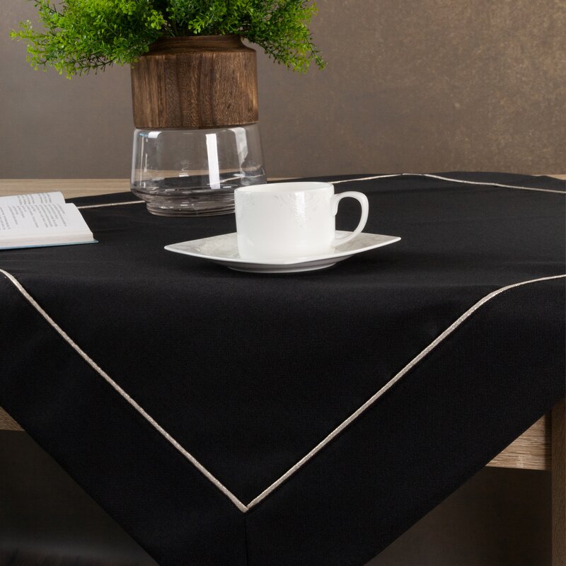 OBRUS MADELE 85 X 85 CM CZARNY - EU_392524