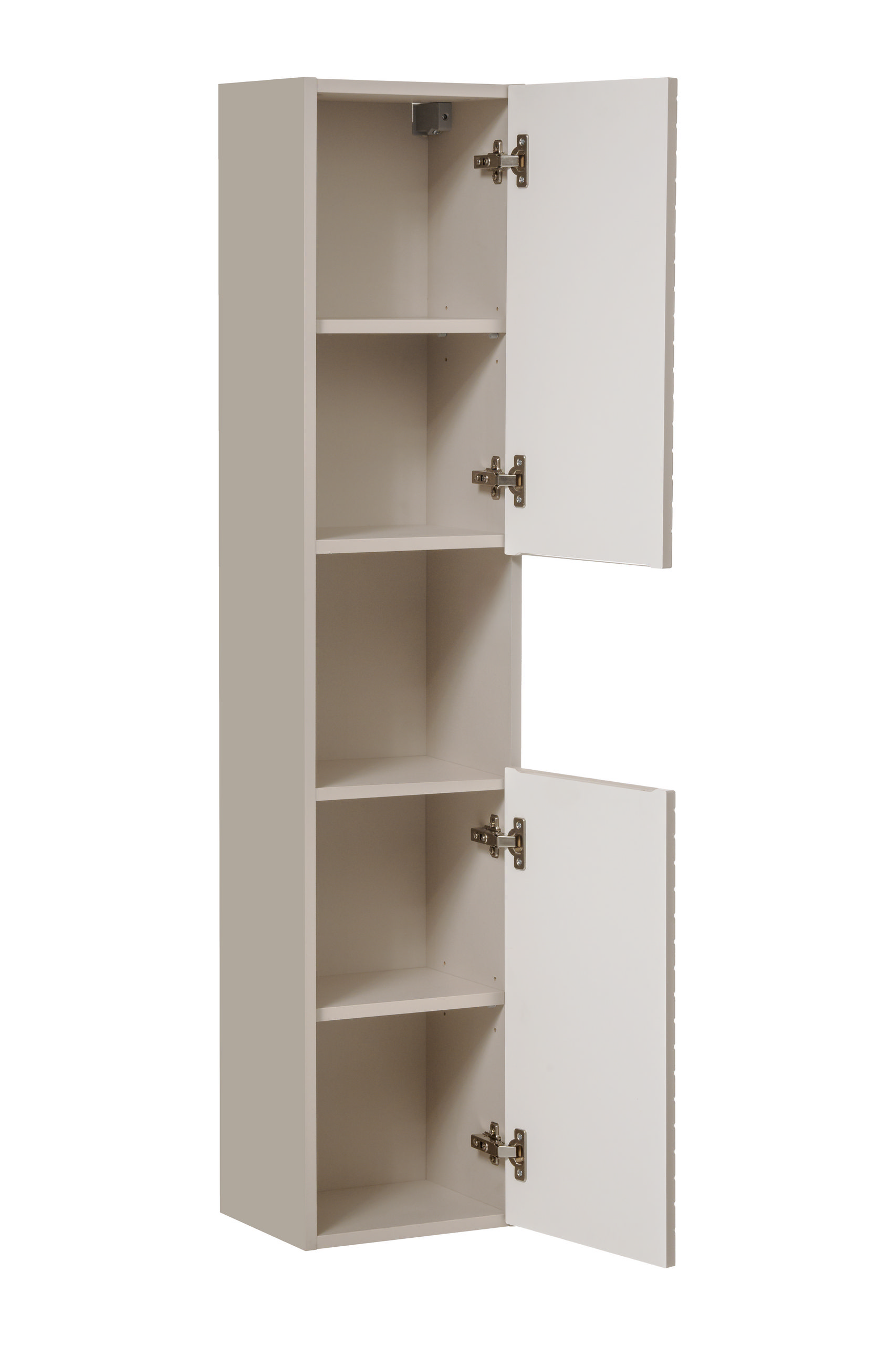 Zestaw meblowy SET-VIC Oak ( szafka z 2 szufladami 60cm + blat + szafka wysoka ) kaszmirowy, efekt drewna - SET-VIC_B_OAK_60CM_S_HC