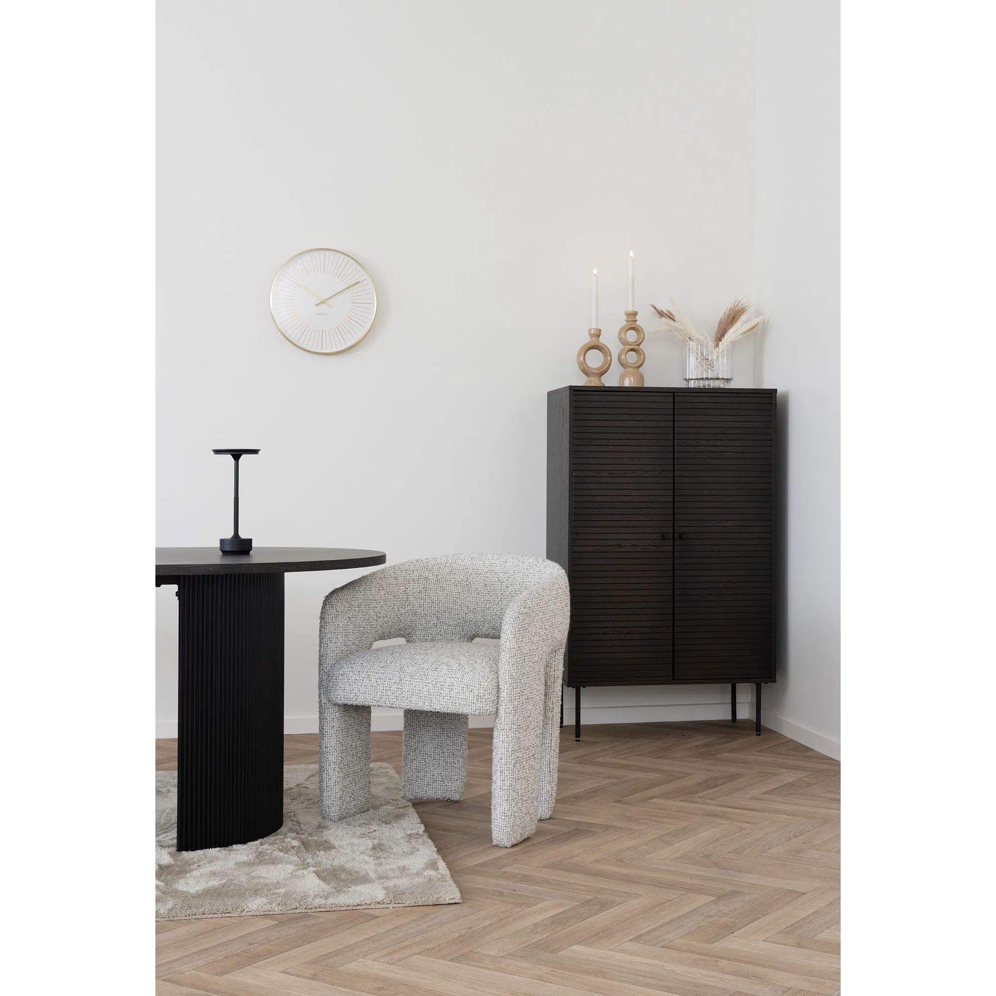 Lampa stołowa akumulatorowa LYNEHAM - czarna - 6405228