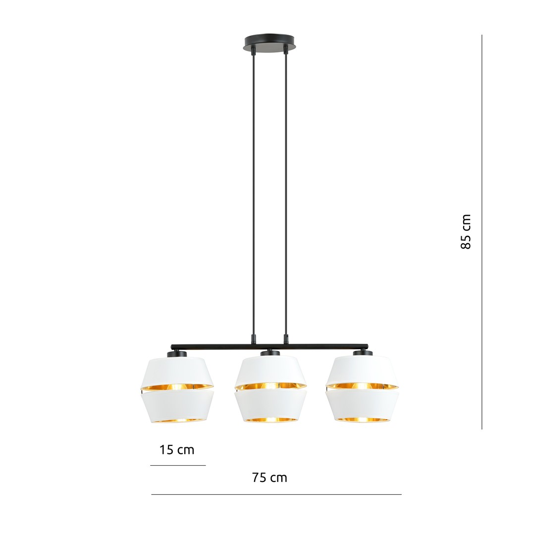 Lampa wisząca Czarny 1182/3 - 1182/3