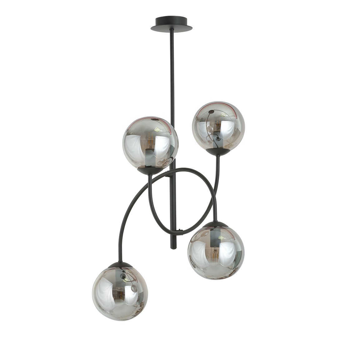 Żyrandol ARCHI Czarny 1287/4B - 1287/4B