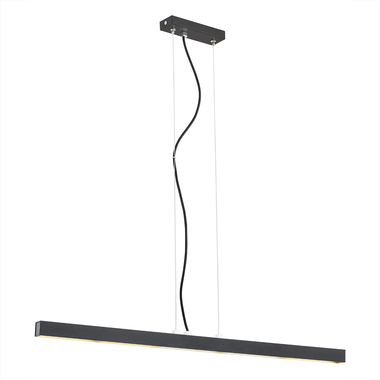 Lampa wisząca VERMONT LED 18W czarna 107x100 cm