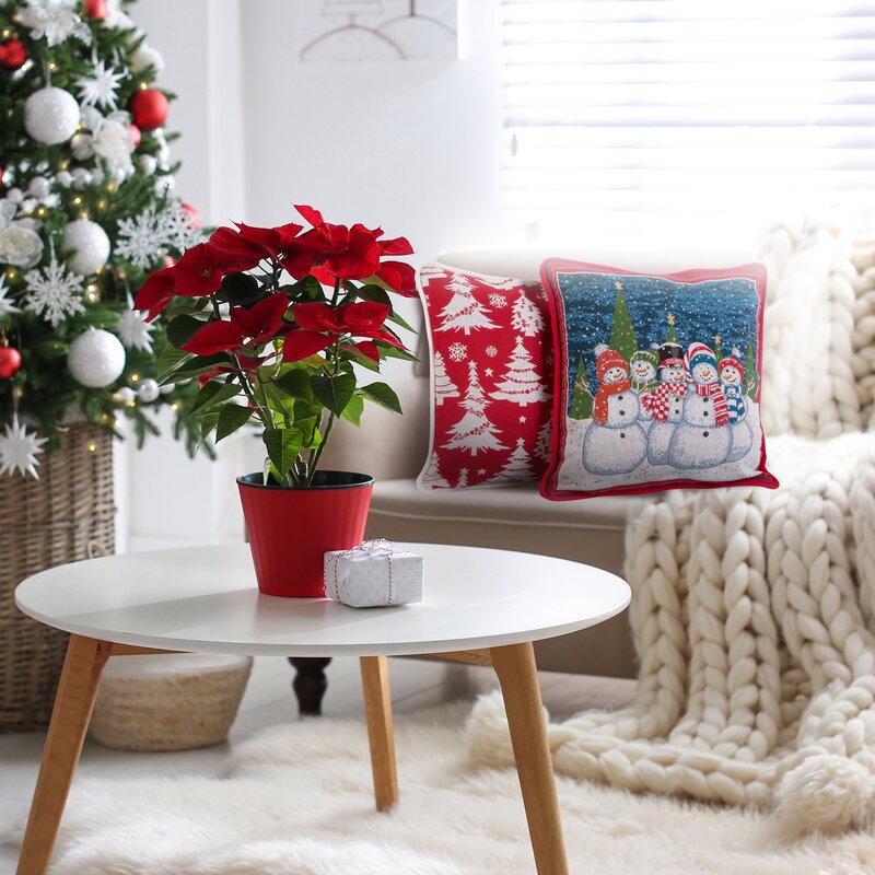 ŚWIĄTECZNA POSZEWKA XMAS 45X45 CM CZERWONY - EU_416811