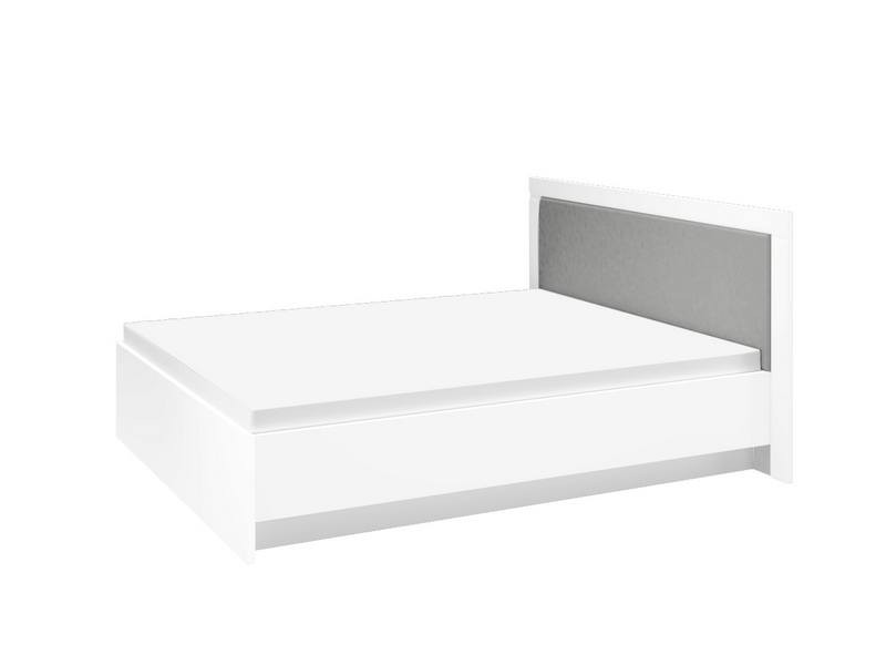 Łóżko 160x200 LAHTI 17 białe z opcją pojemnika ML Meble