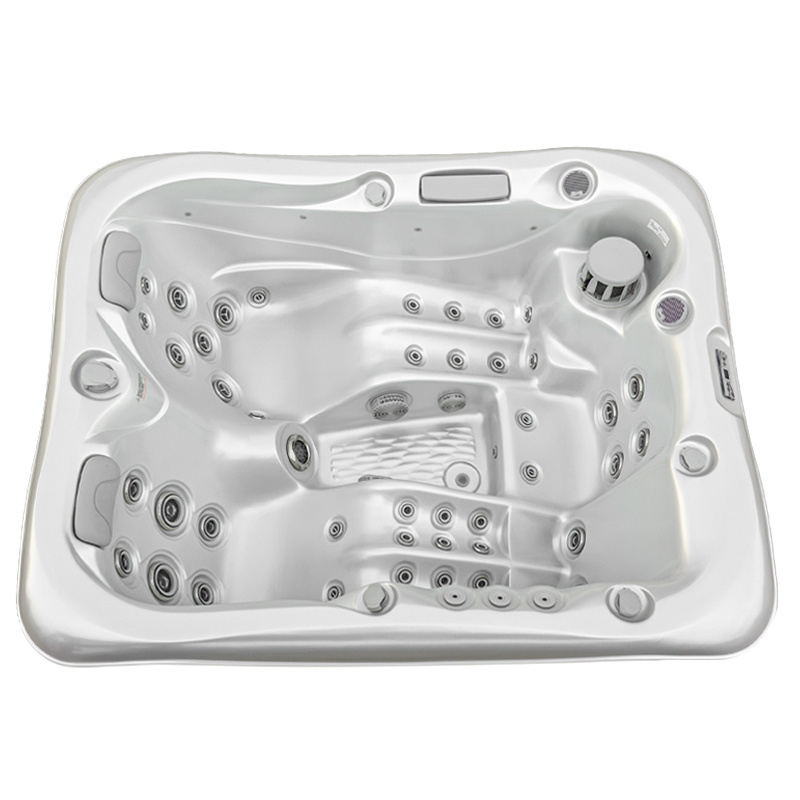Jacuzzi ogrodowe 3-os. z hydromasażem SPA-530 210x170 cm biały/antracyt - HS_SPA530-5839