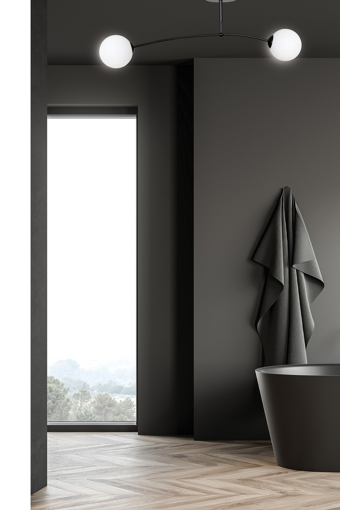 Lampa sufitowa PREGOS Czarny 670/2 - 670/2