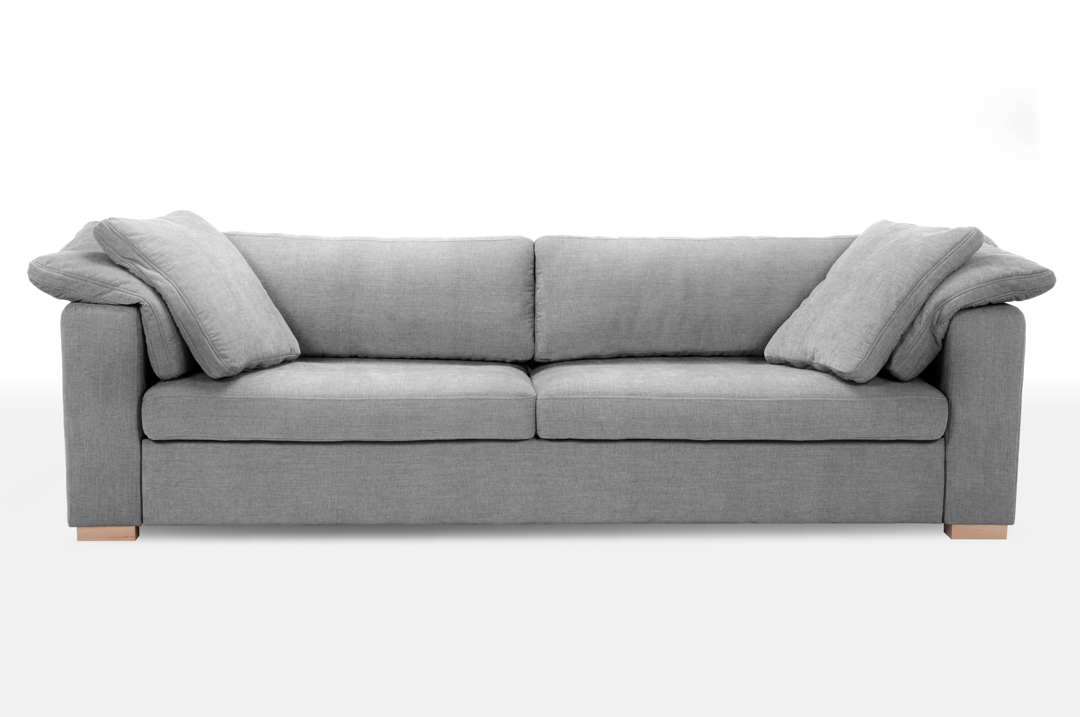 Sofa rozkładana Macaroni szara MEBLEX - MACARONI-CITY85GREY