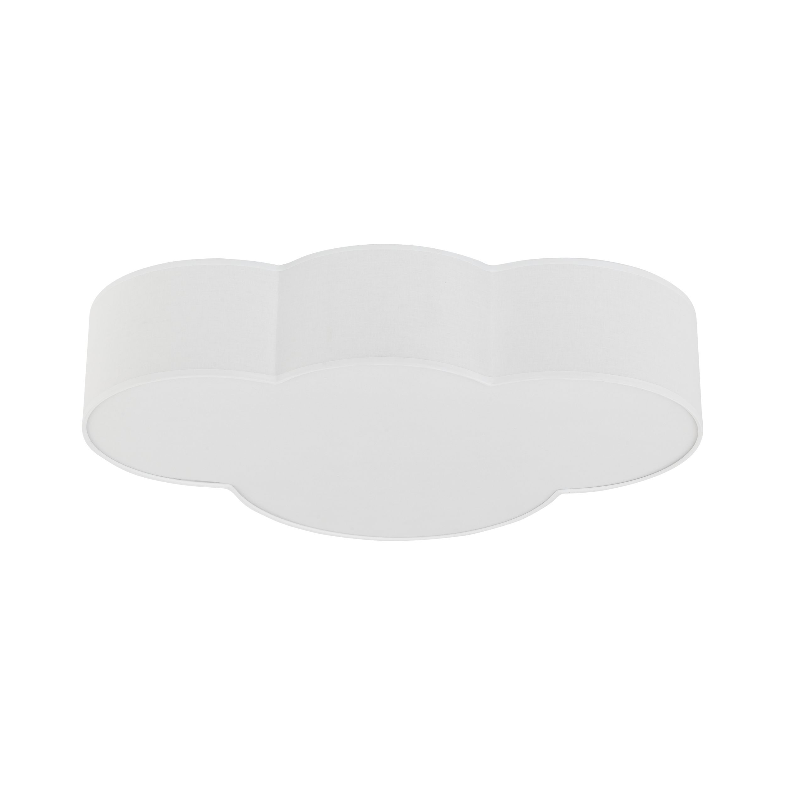 Plafon / Kinkiet CLOUD biały z tkaniny w kształcie chmury 62x45x13cm - TK_1533
