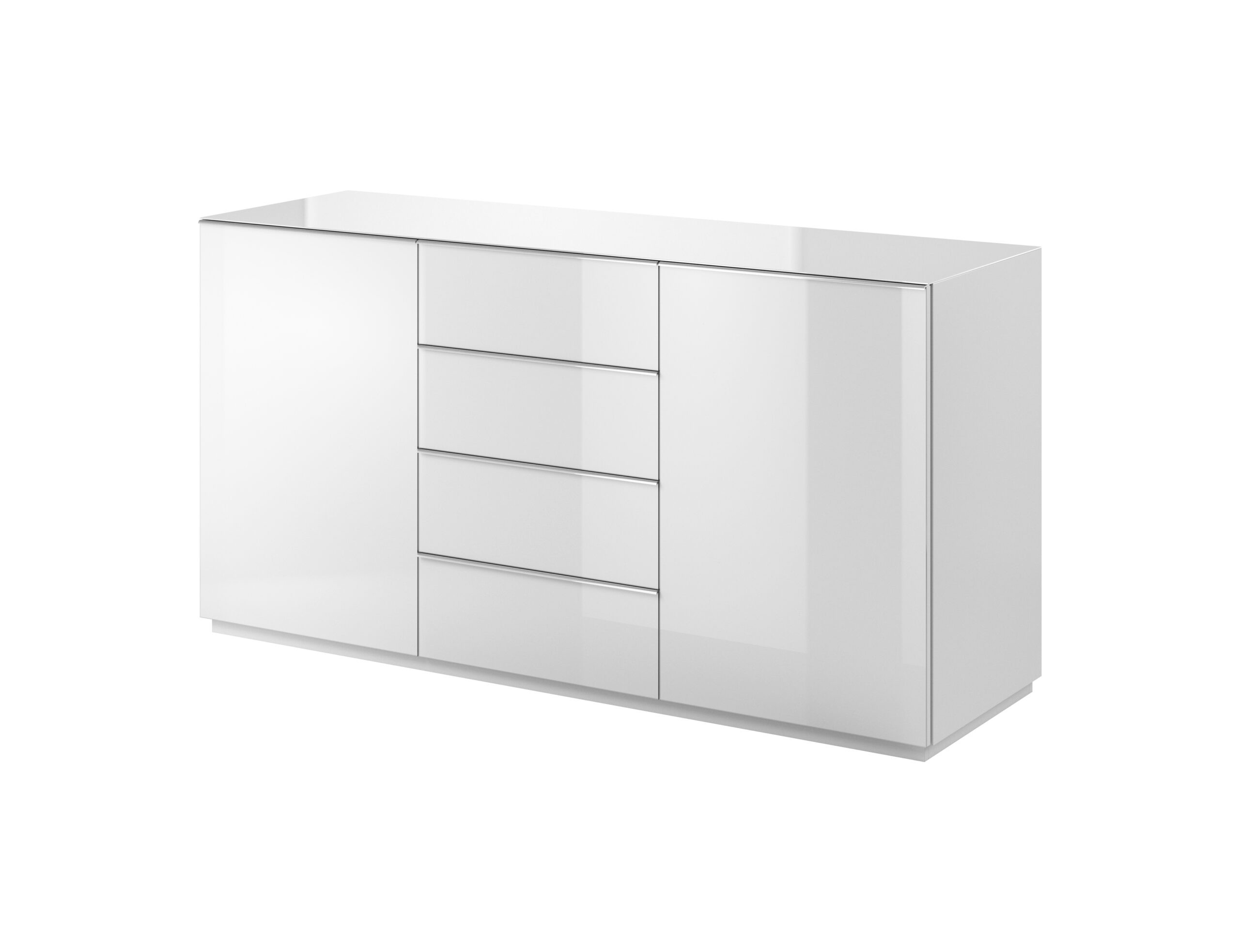 Komoda HELIO 26 z szufladami biała 160x80x48cm - 2498JW26