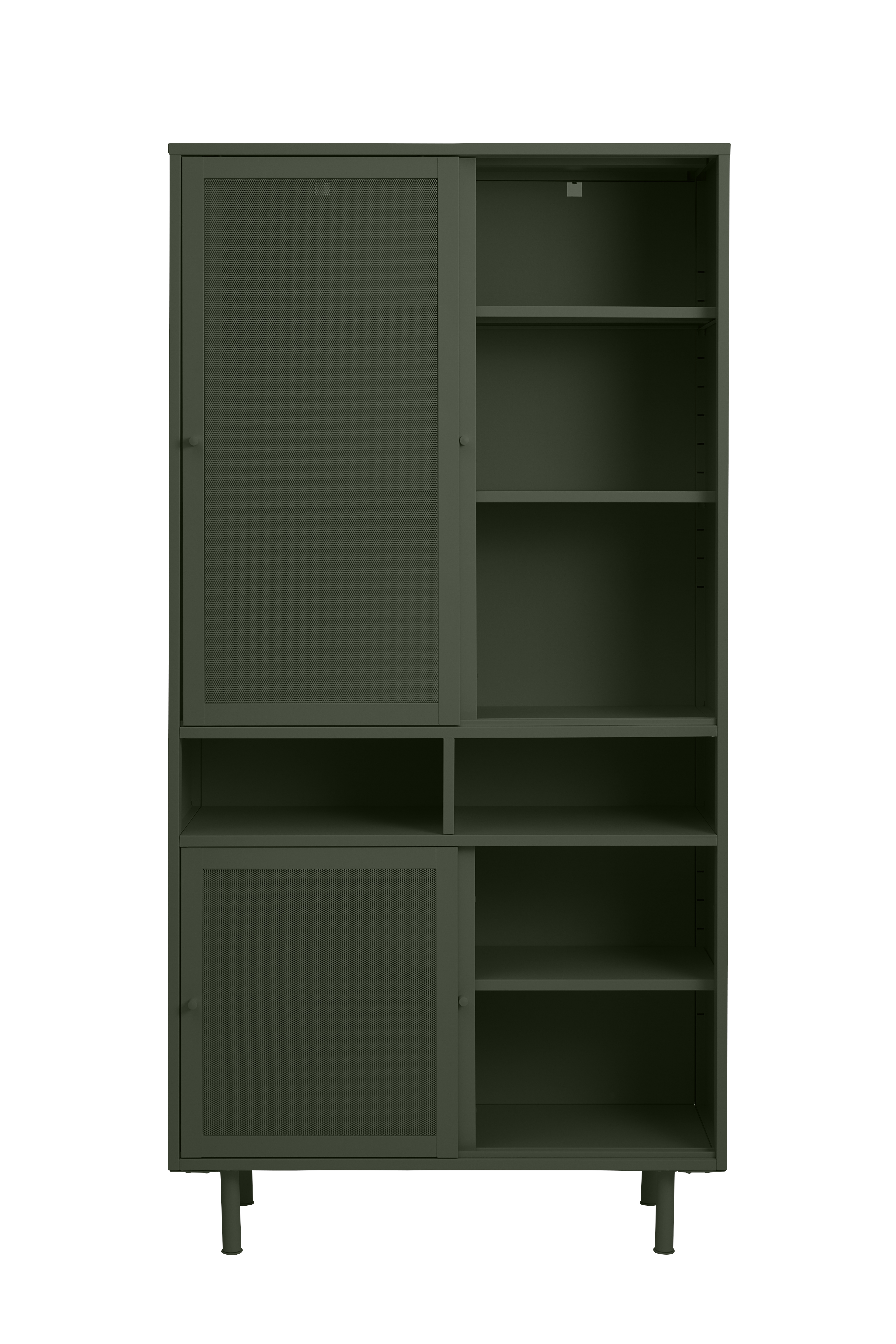 Szafka metalowa 2-drzwiowa VEEP - zielona - UN_50240000