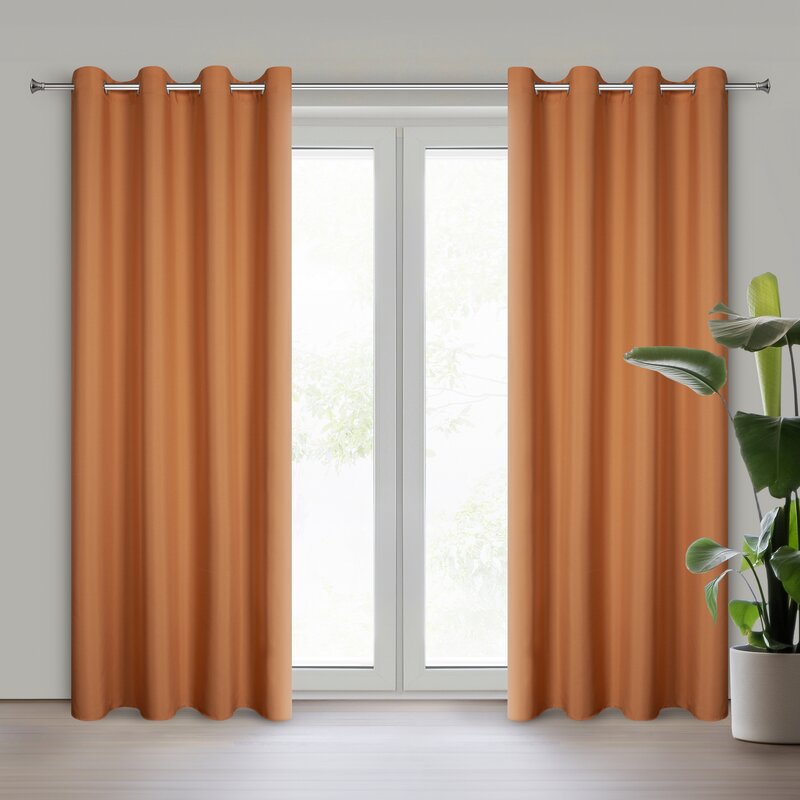 ZASŁONA GOTOWA RITA 140 X 250 CM RUDY - EU_459382