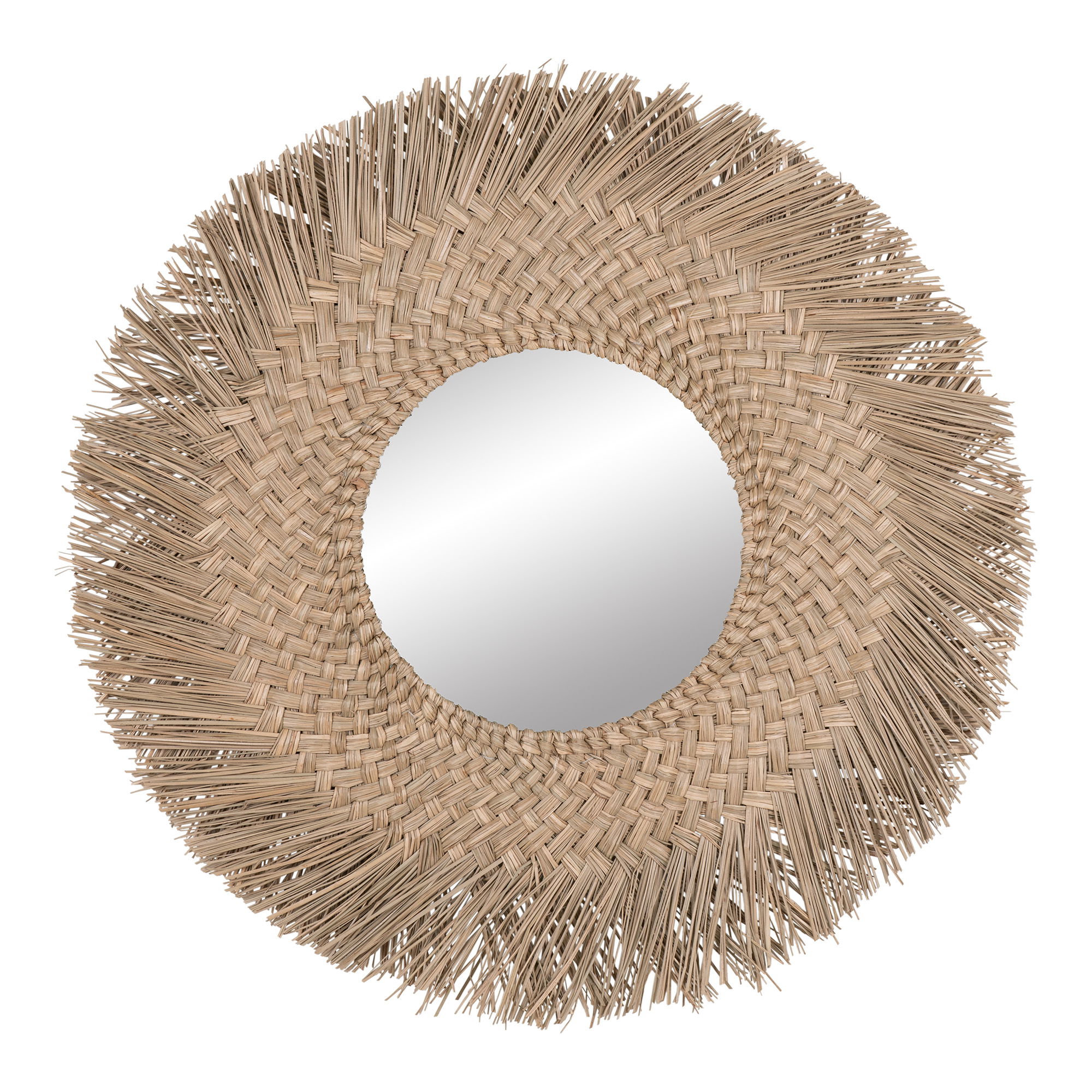 Lustro z trawy morskiej TOKYO fi70 cm - naturalny - 4001710