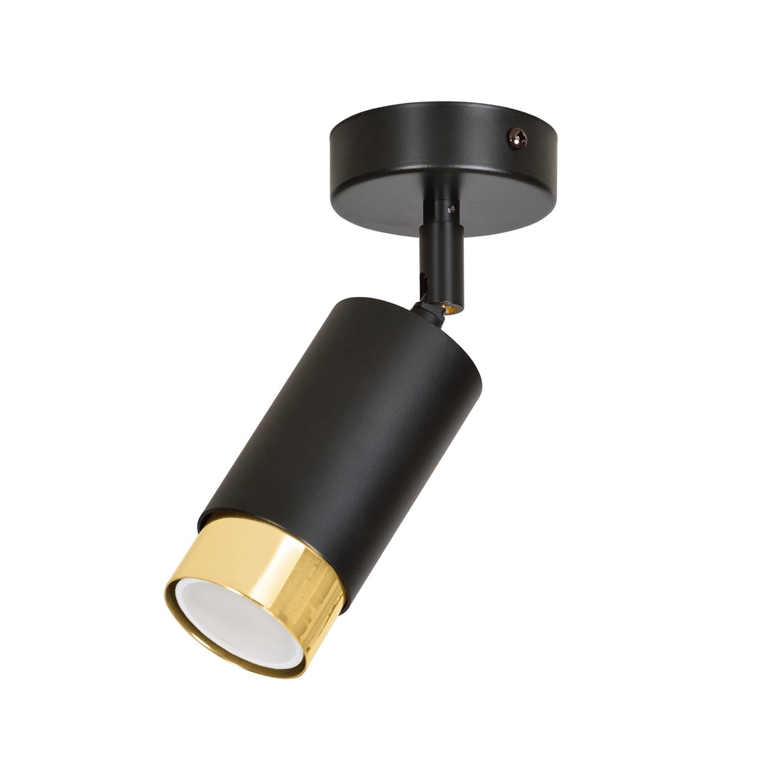 Lampa sufitowa HIRO Czarny/Złoty 965/1