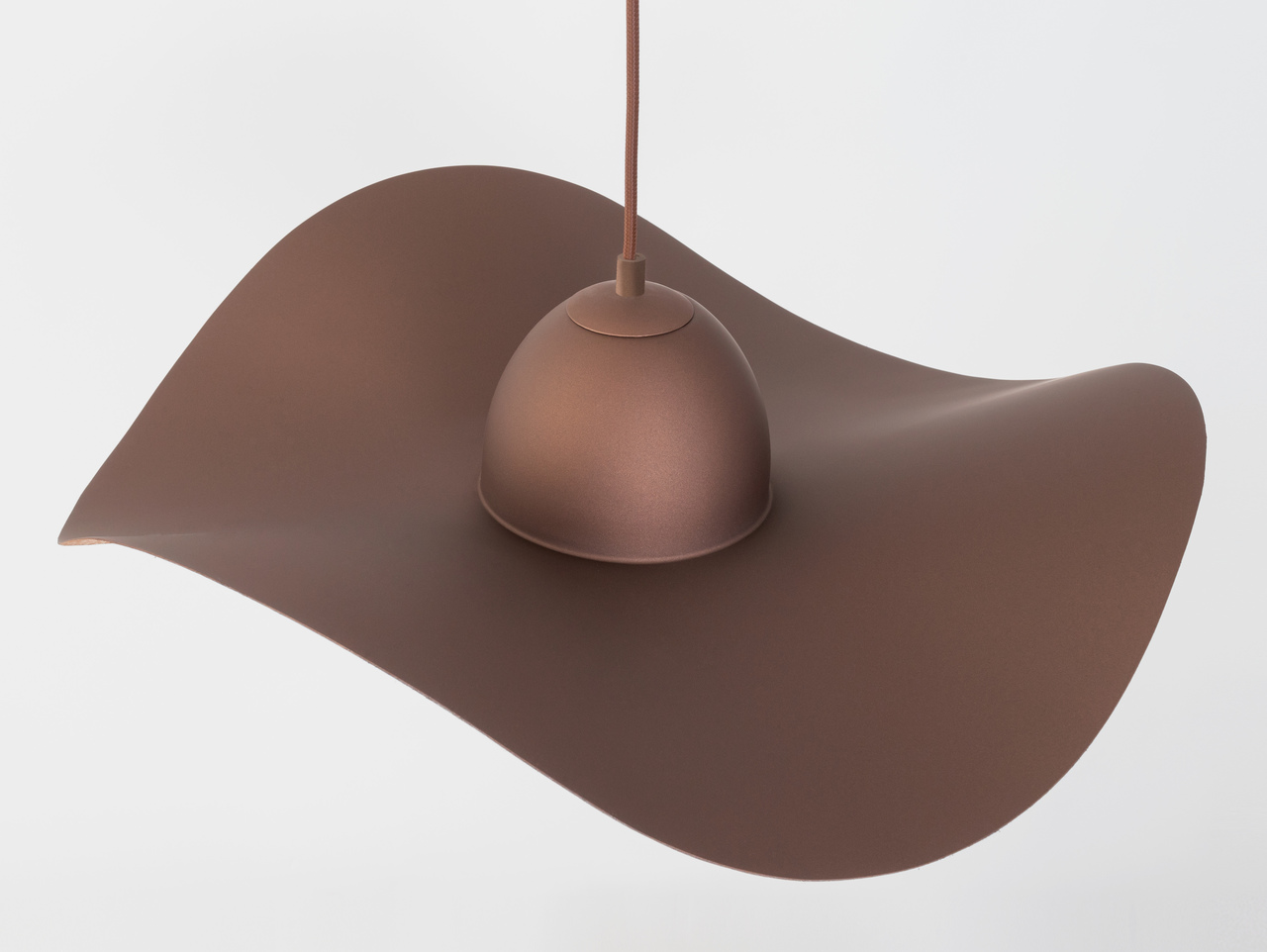 Kapello M brązowy/miedziany ø 55cm lampa wisząca - SI_32352