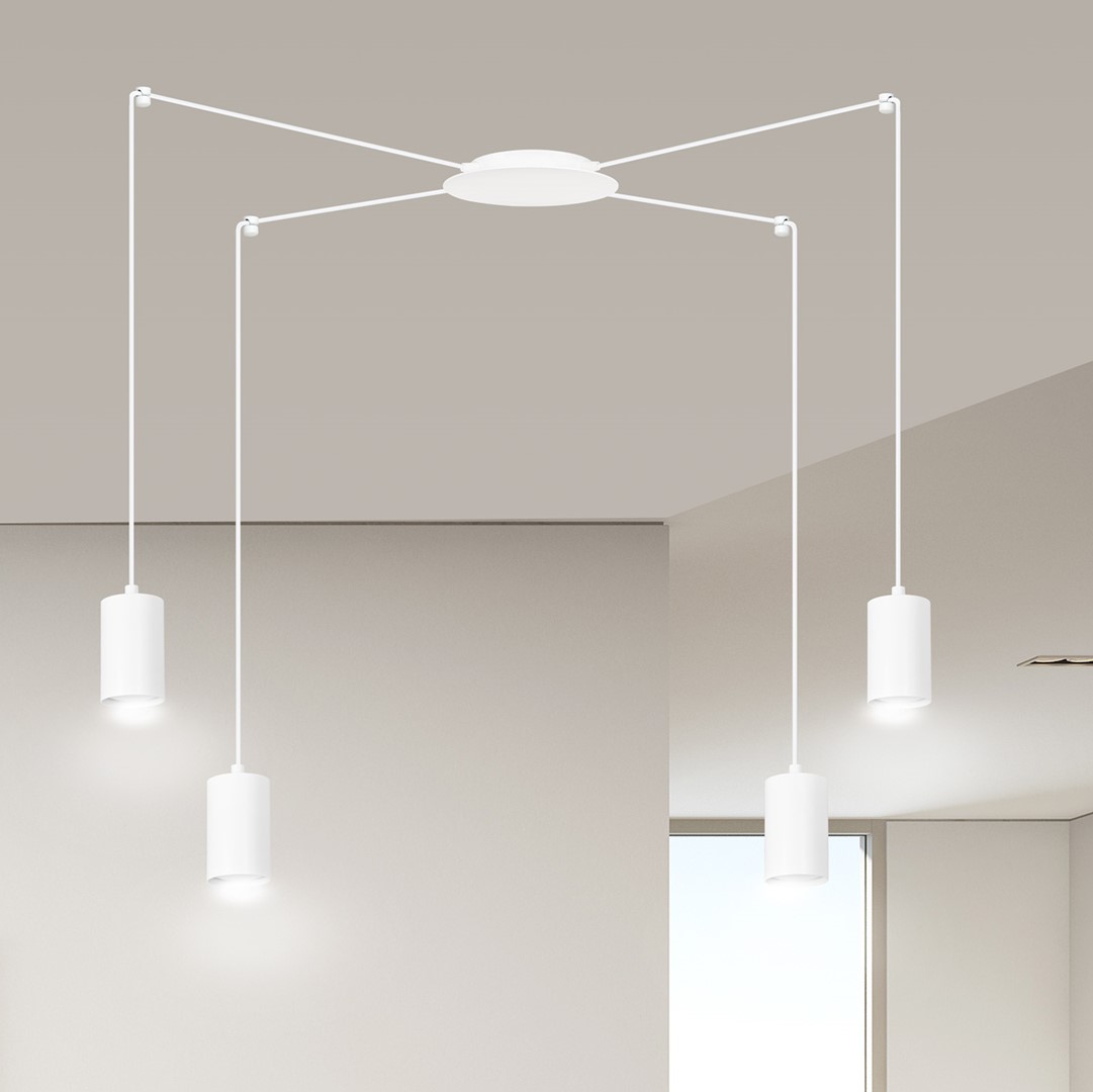 Lampa wisząca TRAKER Biały 525/4 - 525/4