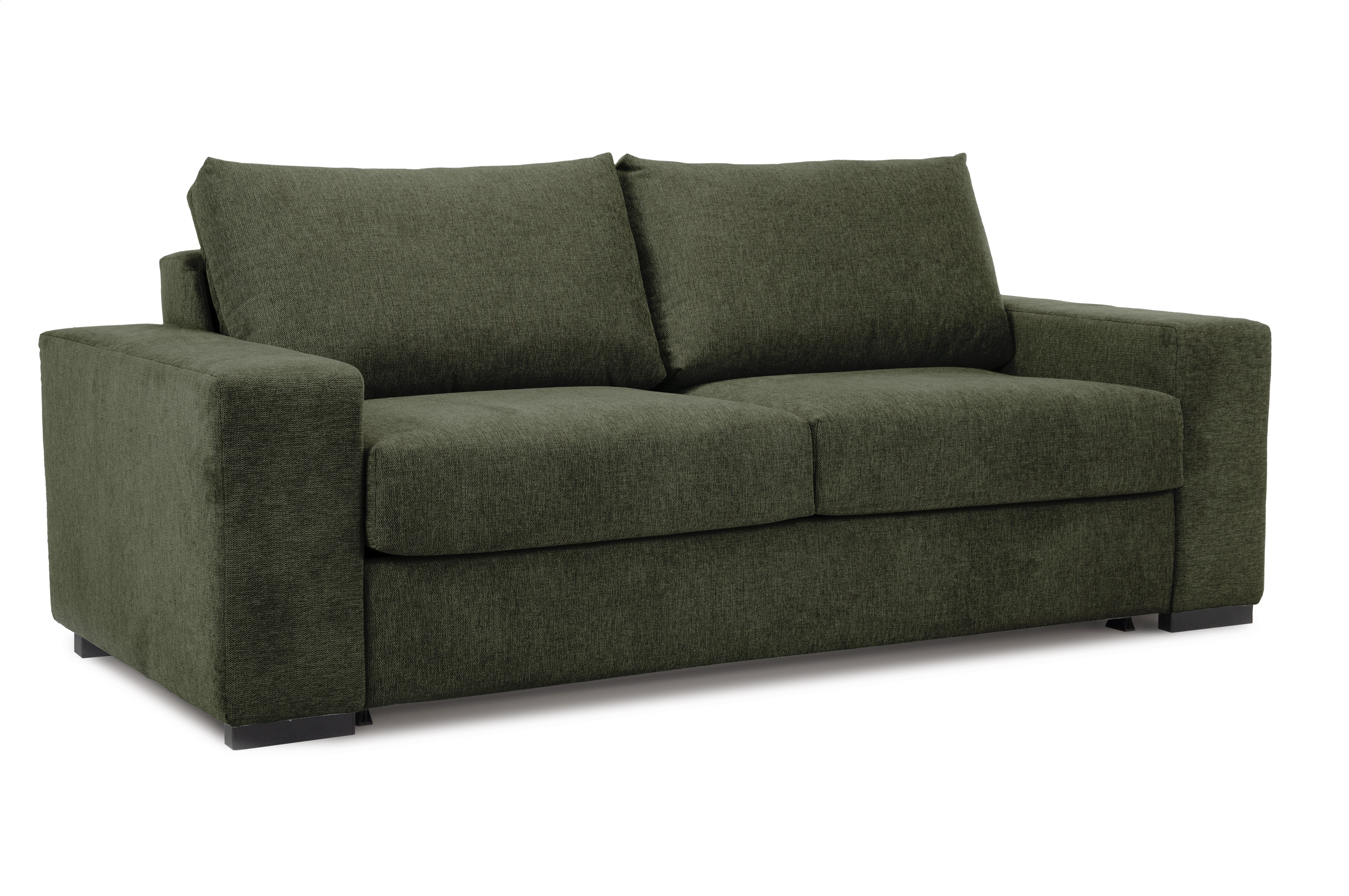 Sofa rozkładana Clasico zielona MEBLEX - CLASICO3-BREGO77GREEN