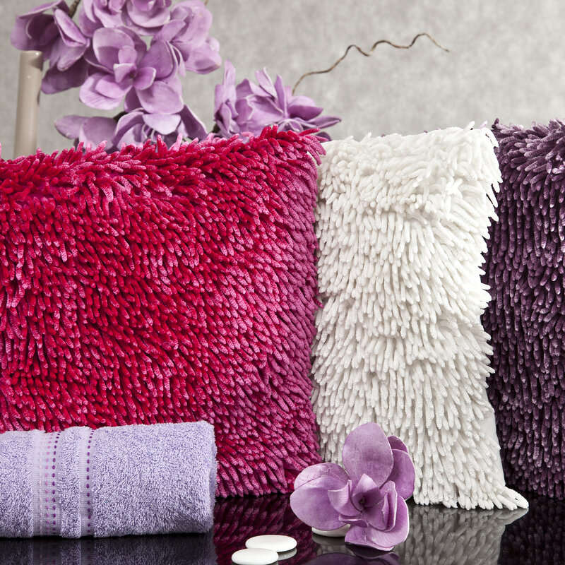 POSZEWKA SHAGGY 2 40X40 CM STALOWY - EU_326434