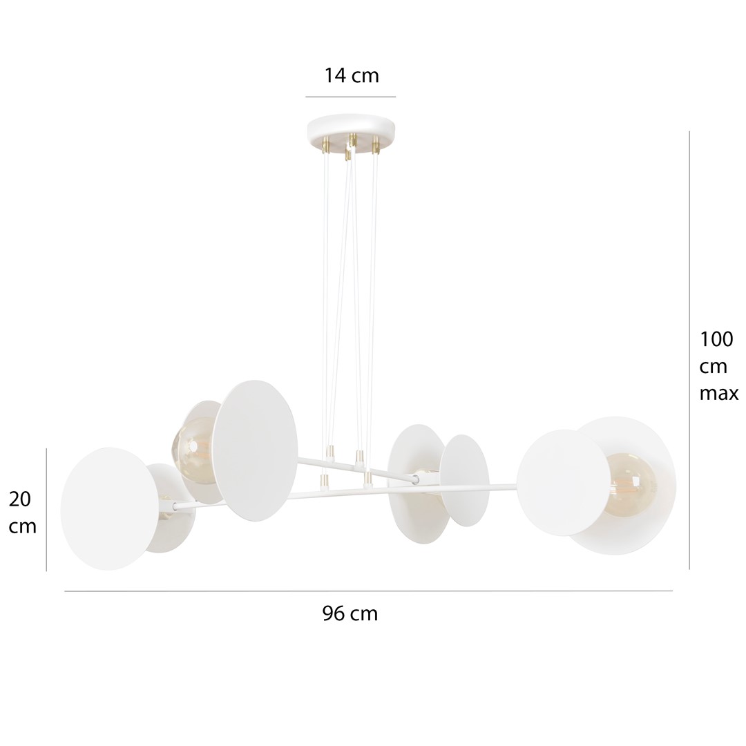 Lampa wisząca IDEA Biały 793/4 - 793/4