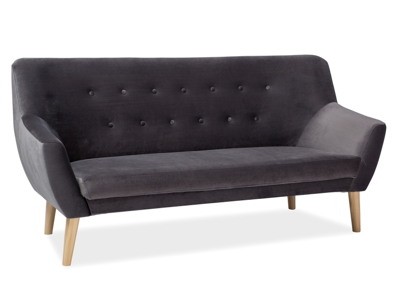 Sofa 3-osobowa Nordic 3 Velvet szary