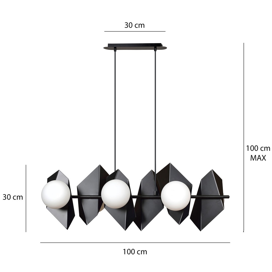 Lampa wisząca DRIFTON Czarny 636/6 - 636/6