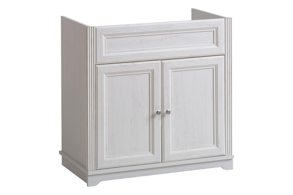 PALACE BIAŁY 820 szafka p/um 2D/ White cabinet under washbasin 2D 60cm/baza 2 usi CU-COC-834012 FSC