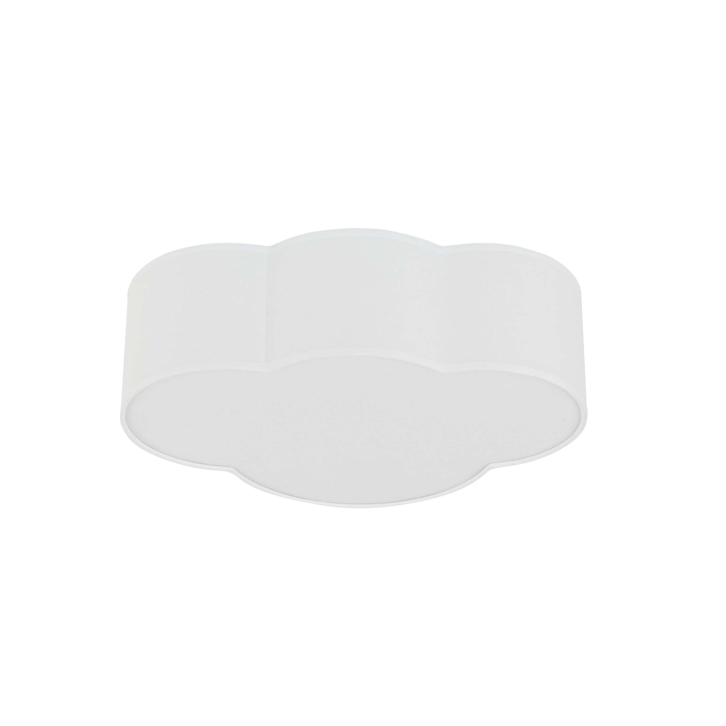 Plafon / Kinkiet CLOUD biały z tkaniny w kształcie chmury 41x31x13cm - TK_4228
