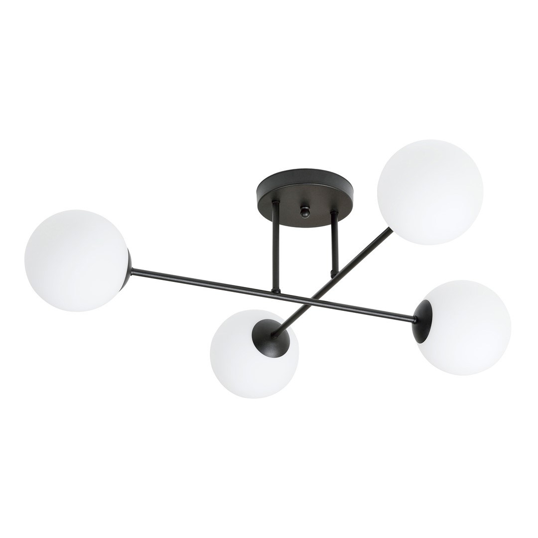Lampa sufitowa ROMA Czarny 1232/4 - 1232/4