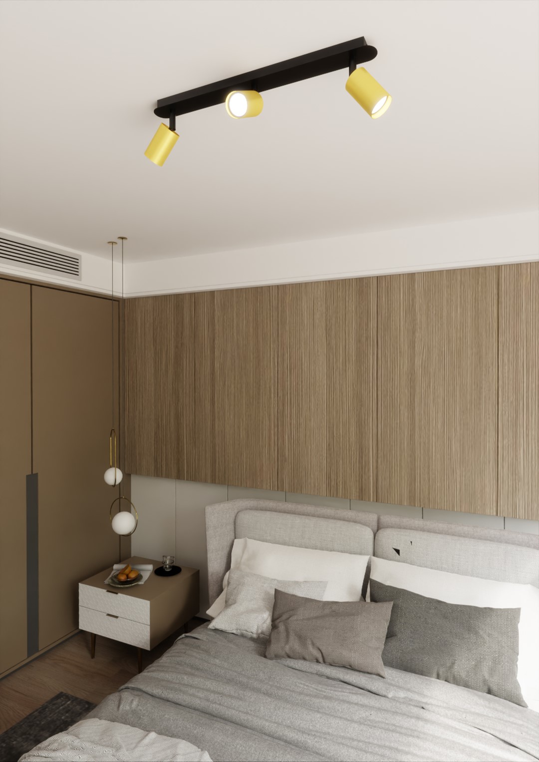 Lampa sufitowa  ZEN Czarny 622/3 - 622/3
